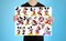 17pcs Colorful Mouse Stickers,Mouse Wall Decals, Stick Decorative Stickers, 15.7x23.5In - 40x60cm